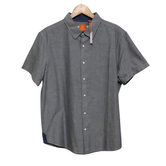 NWT Free Planet Chambray Shirt - Picture 3 of 12